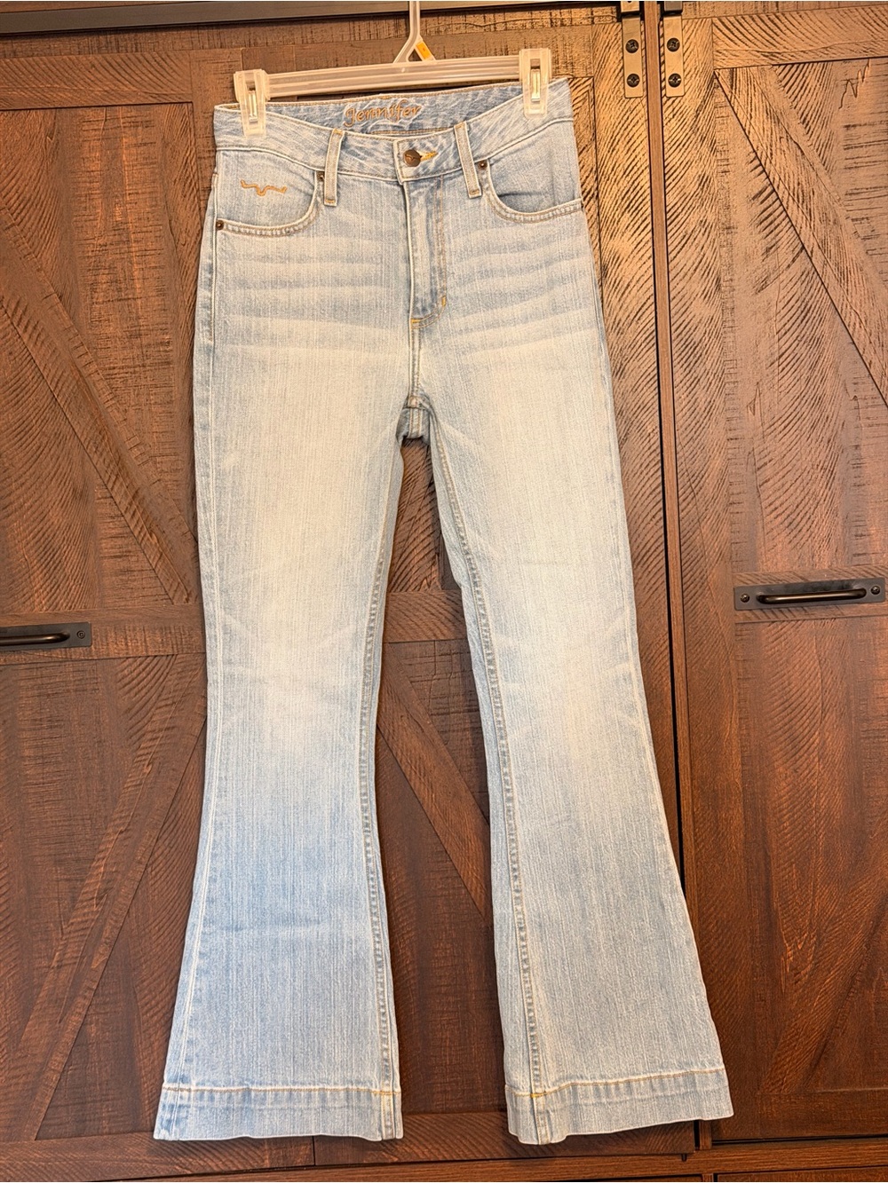 Kimes Ranch Light Blue Flare Jeans
